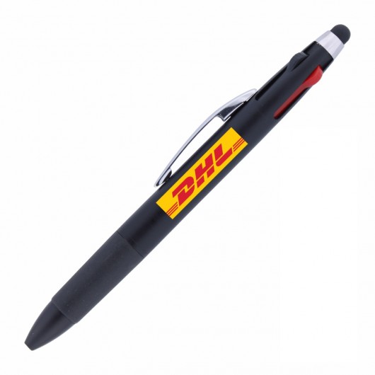 Quatro 4 Colour Stylus Pens Angle